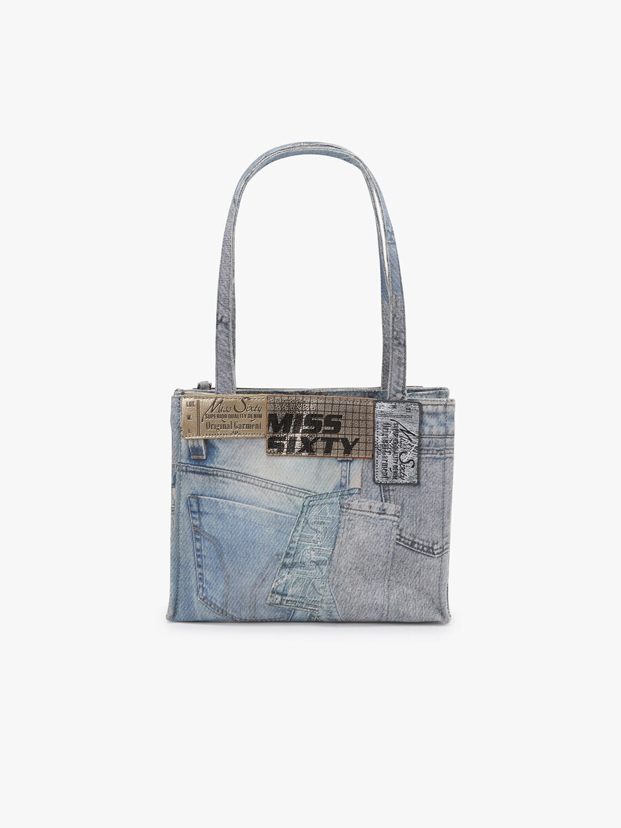 bolsa de mano estampada