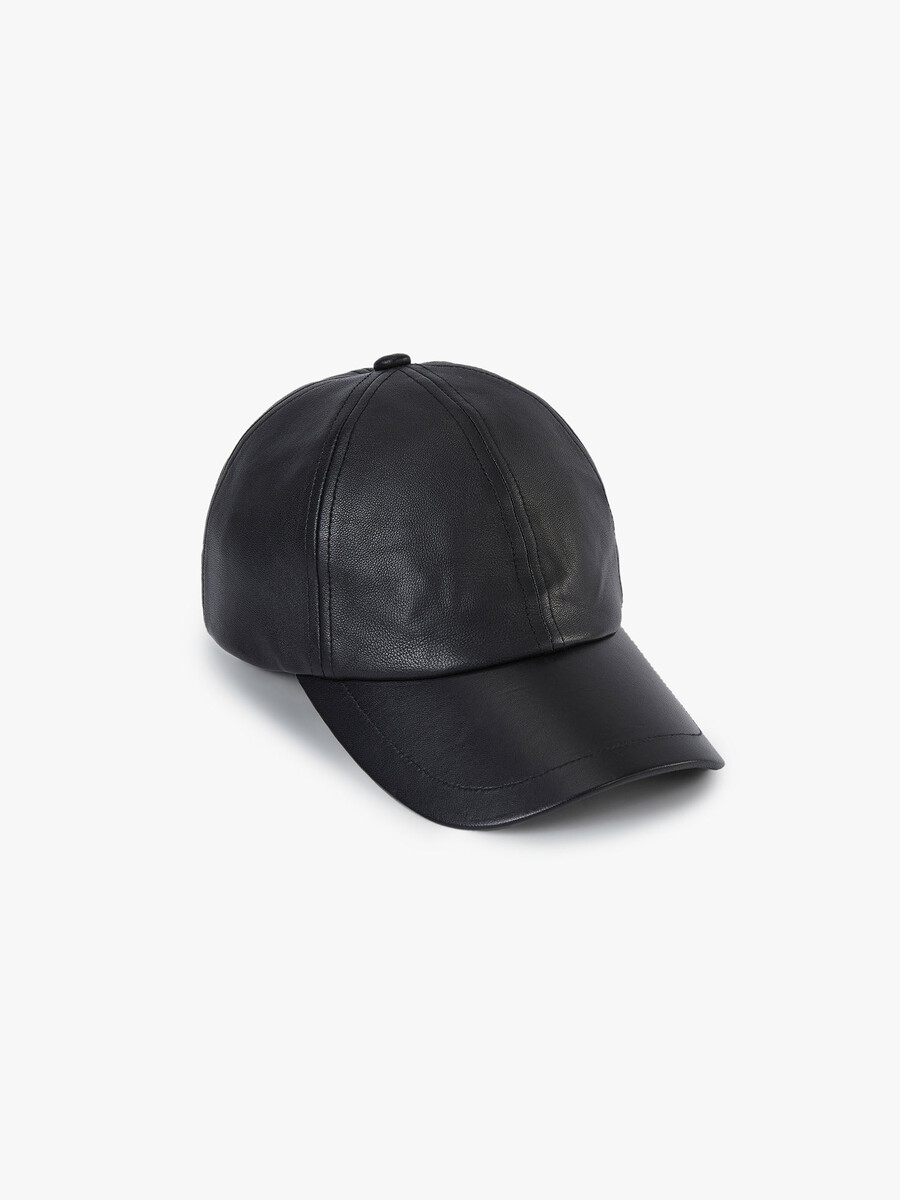 gorra de béisbol de cuero