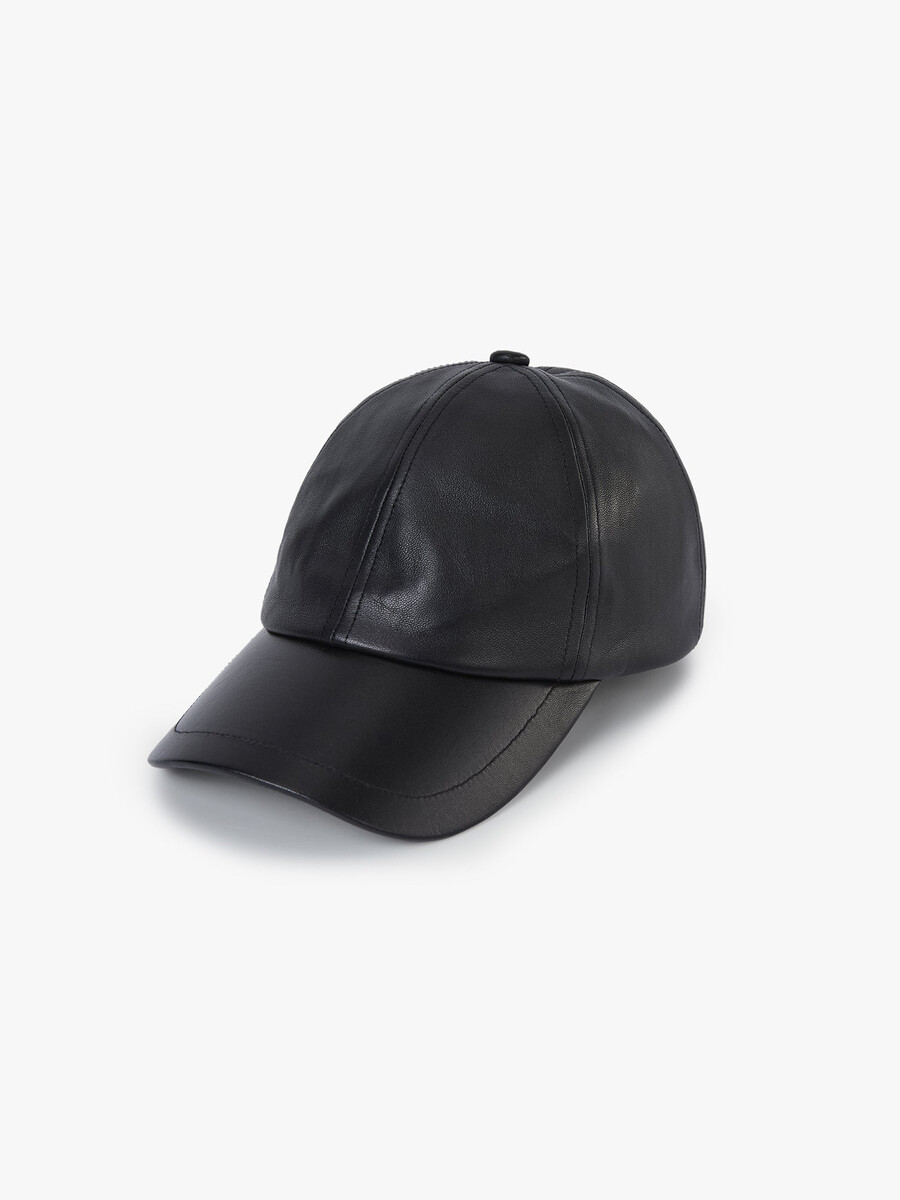 gorra de béisbol de cuero