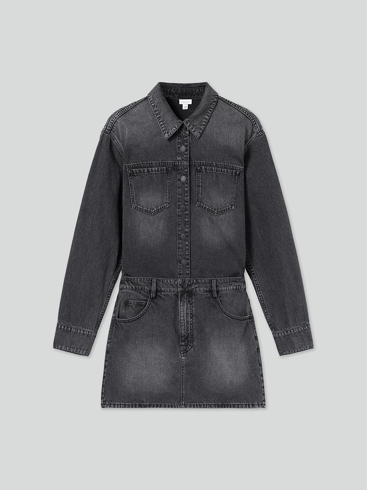 vestido vaquero negro