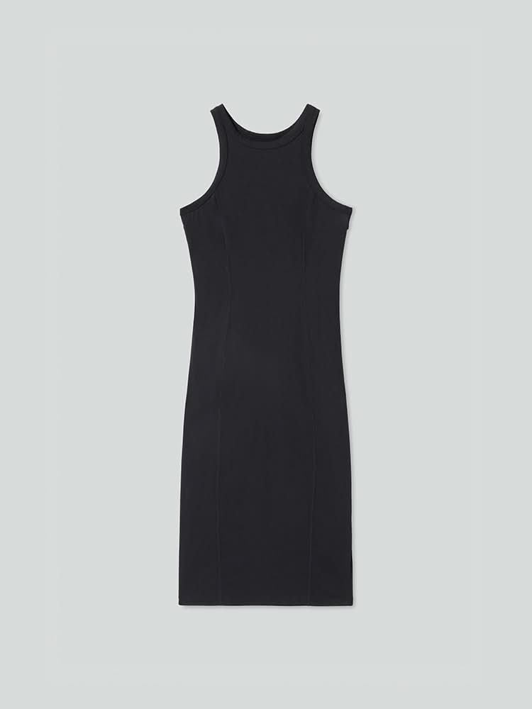 vestido sin mangas