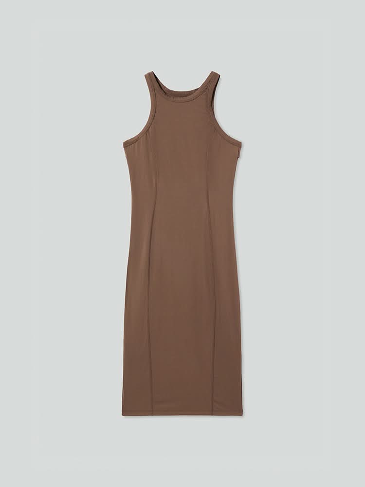 vestido sin mangas