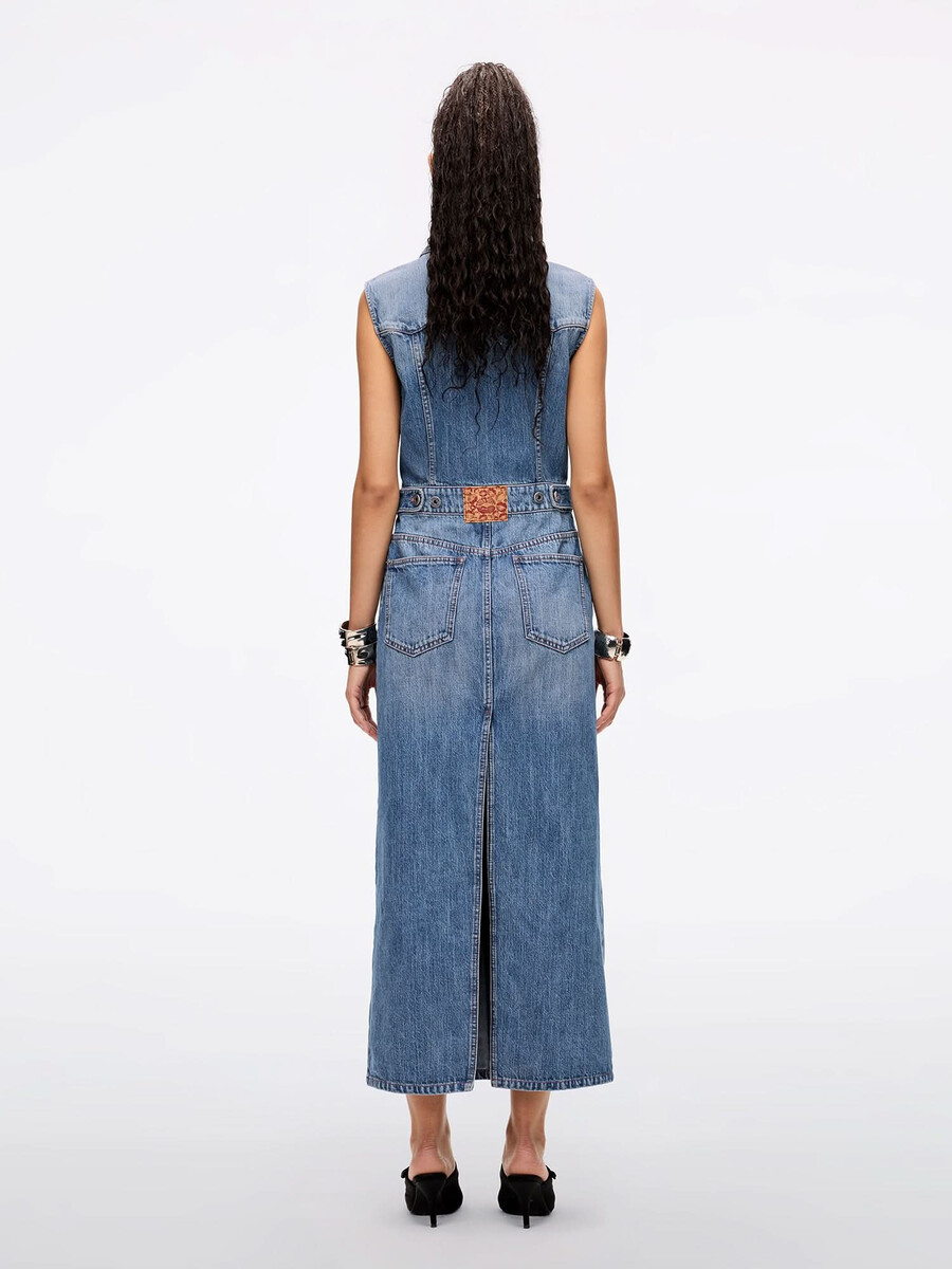 vestido vaquero sin mangas