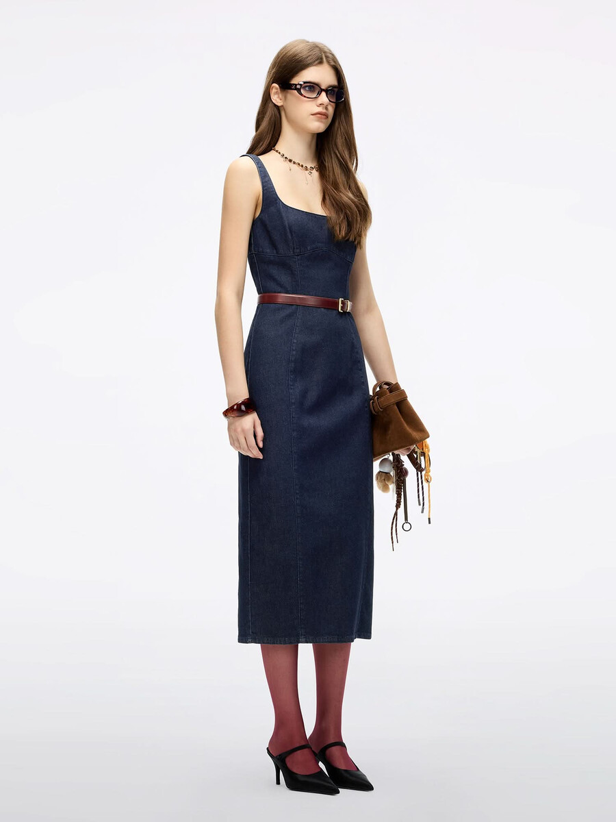 vestido de mezclilla