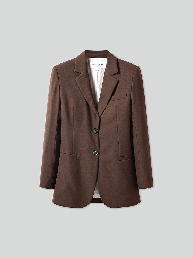 chaqueta de traje negra de niche design