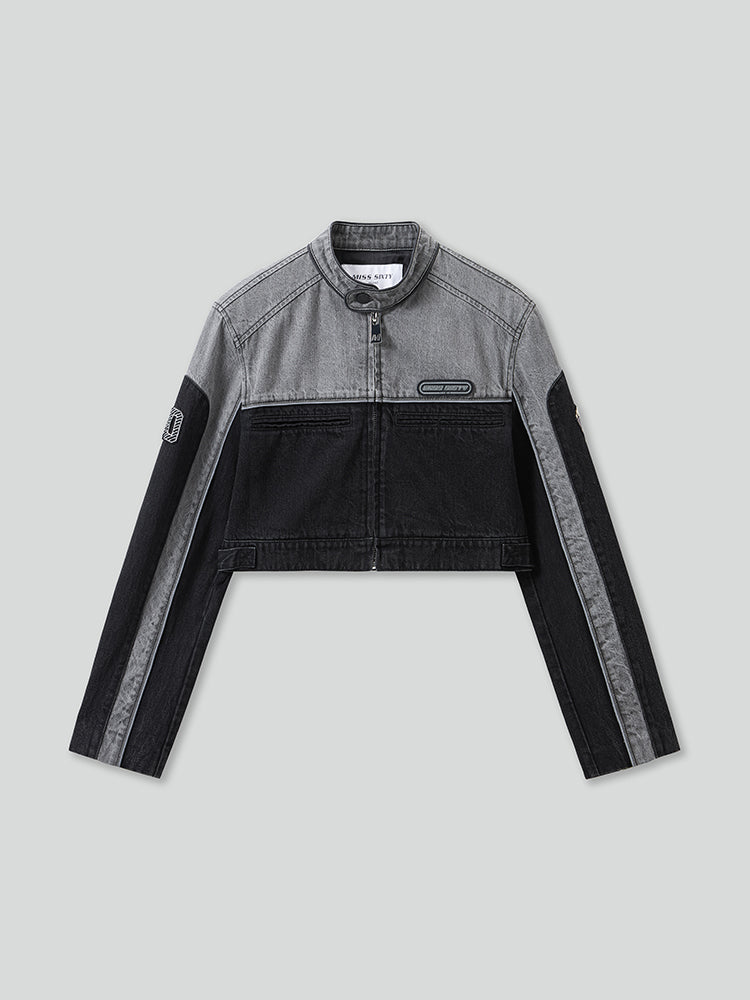 chaqueta vaquera con solapa