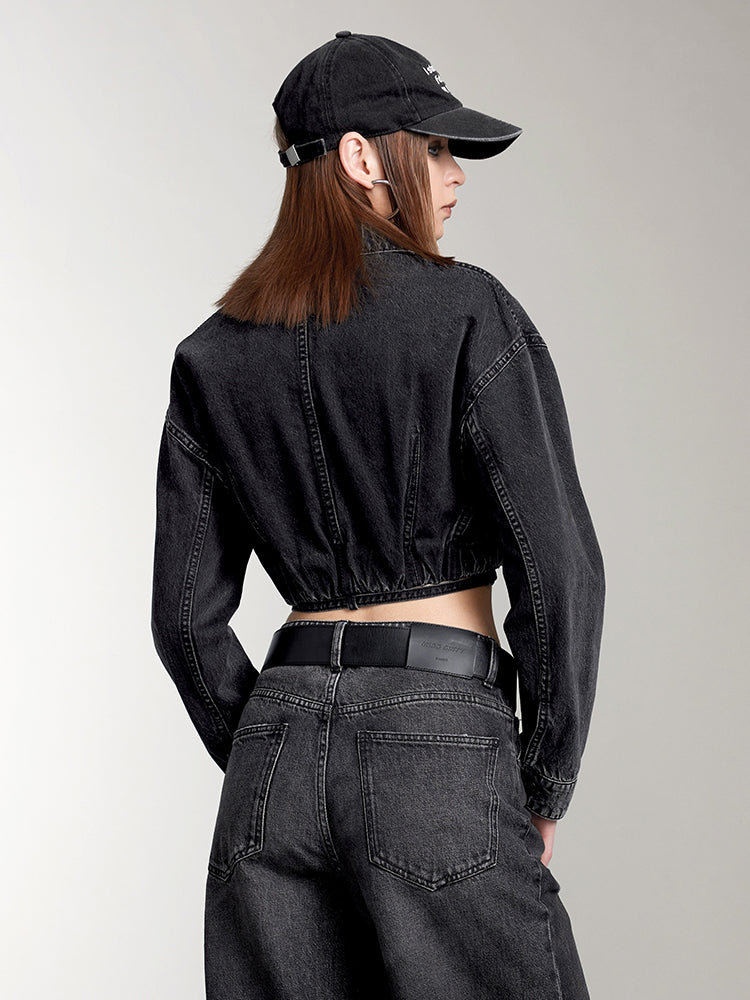 chaqueta vaquera corta