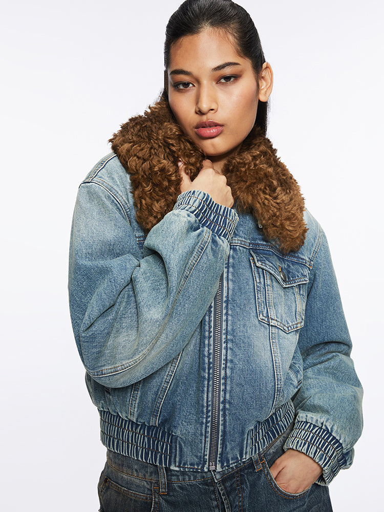 chaqueta vaquera desmontable