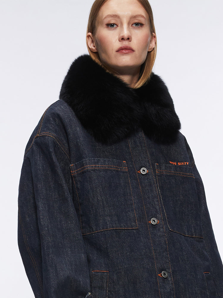 chaqueta vaquera desmontable