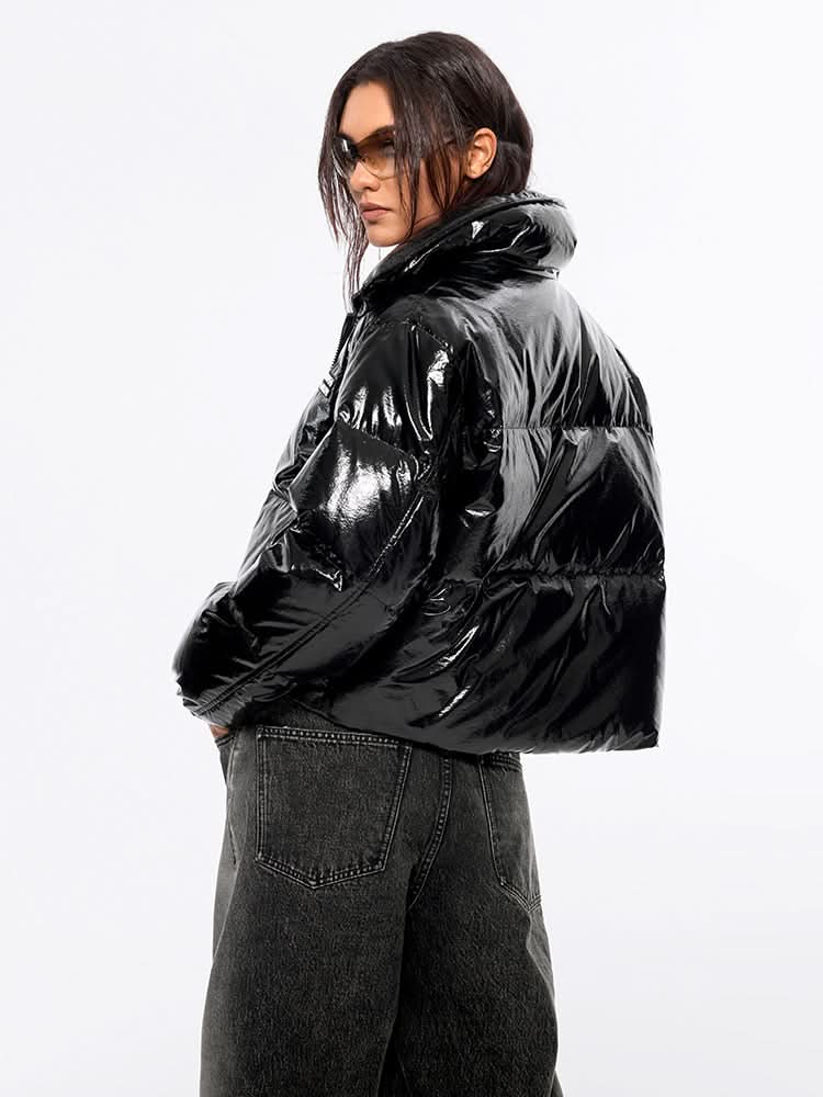 chaqueta acolchada corta