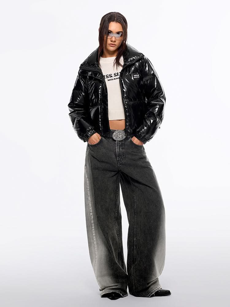 chaqueta acolchada corta