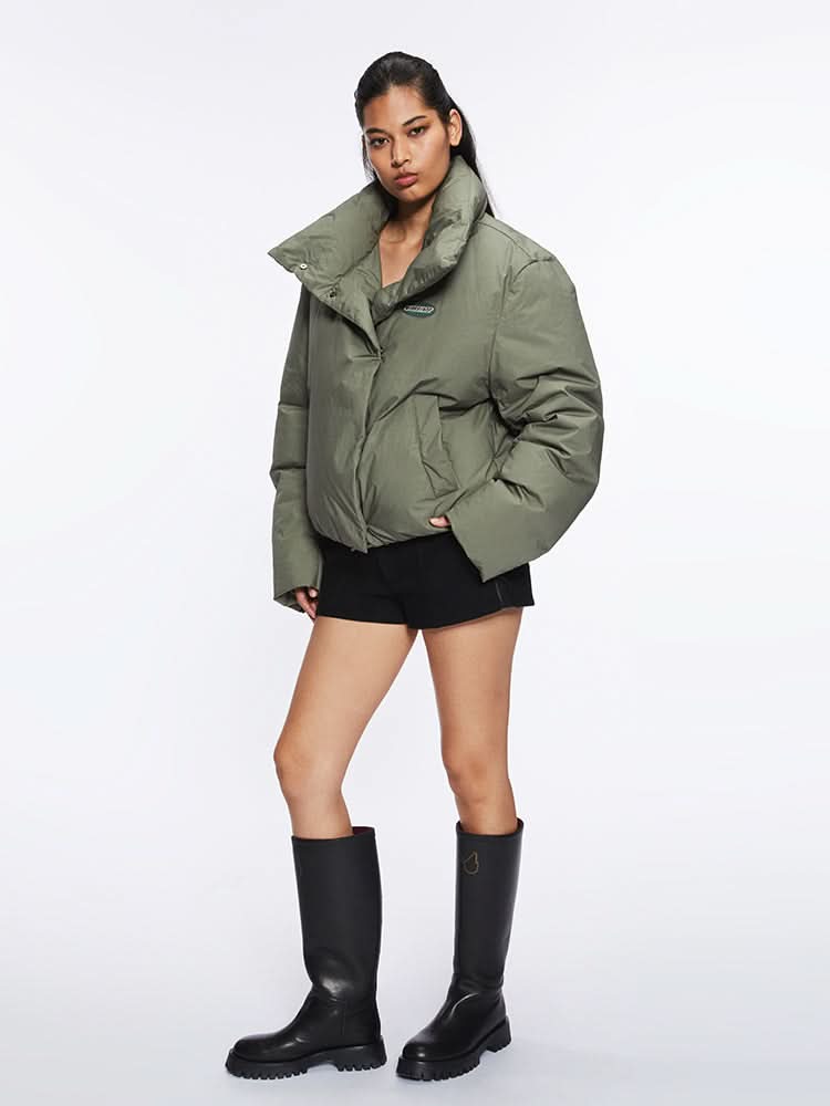 chaqueta acolchada corta