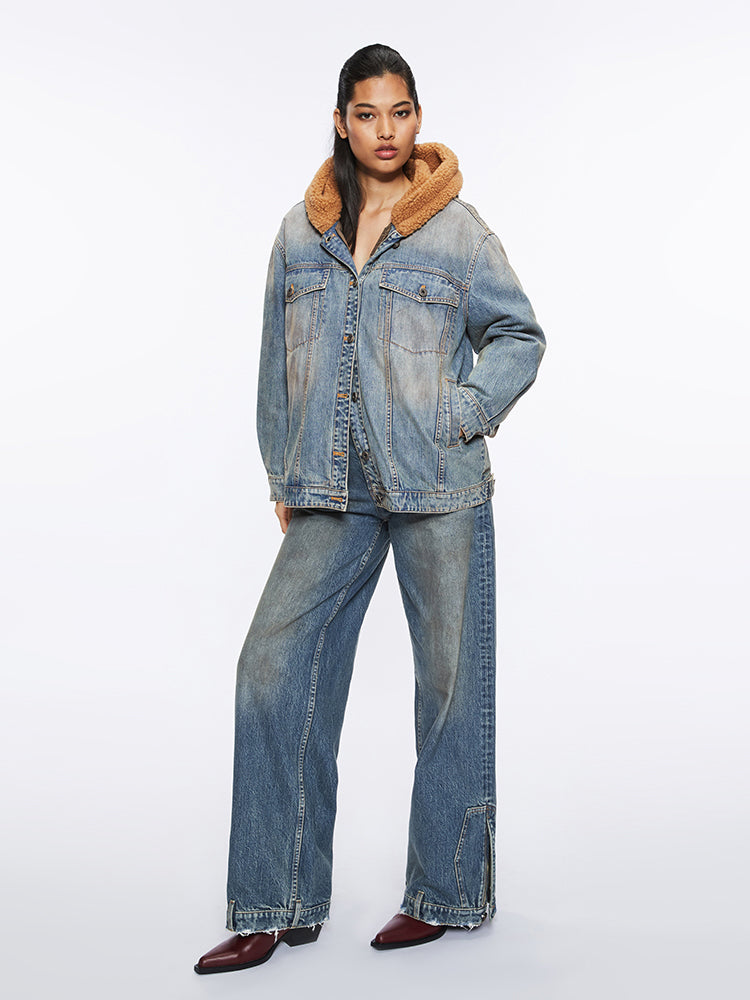 chaqueta vaquera desmontable