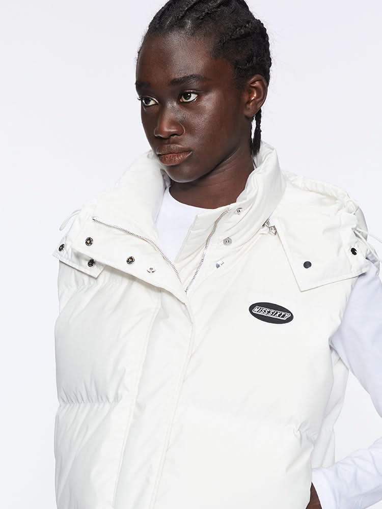 chaqueta chaleco con capucha desmontable
