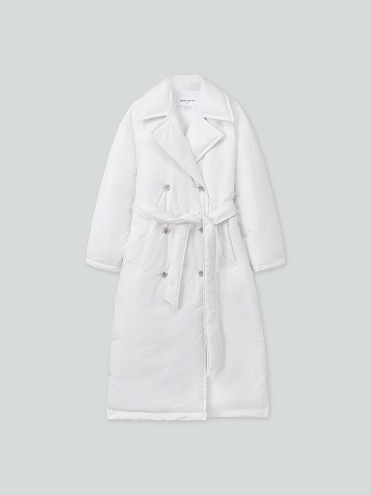 chaqueta abullonada con solapa