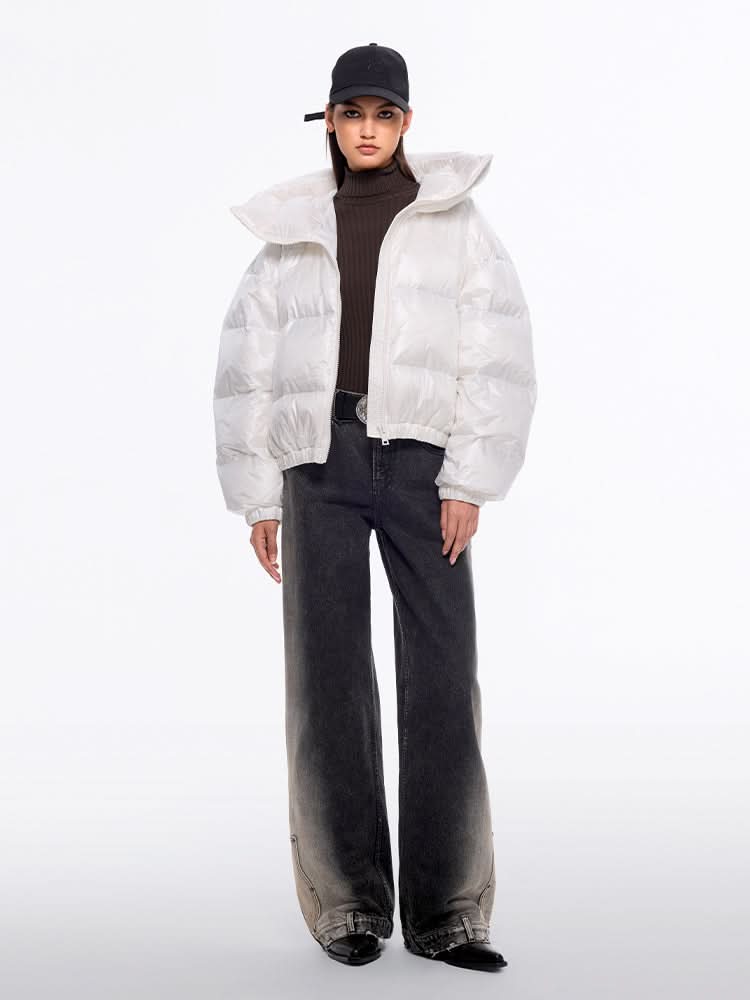 chaqueta acolchada con capucha