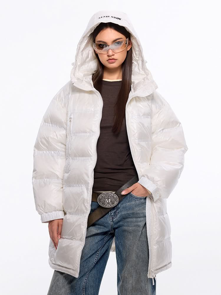 chaqueta acolchada con capucha