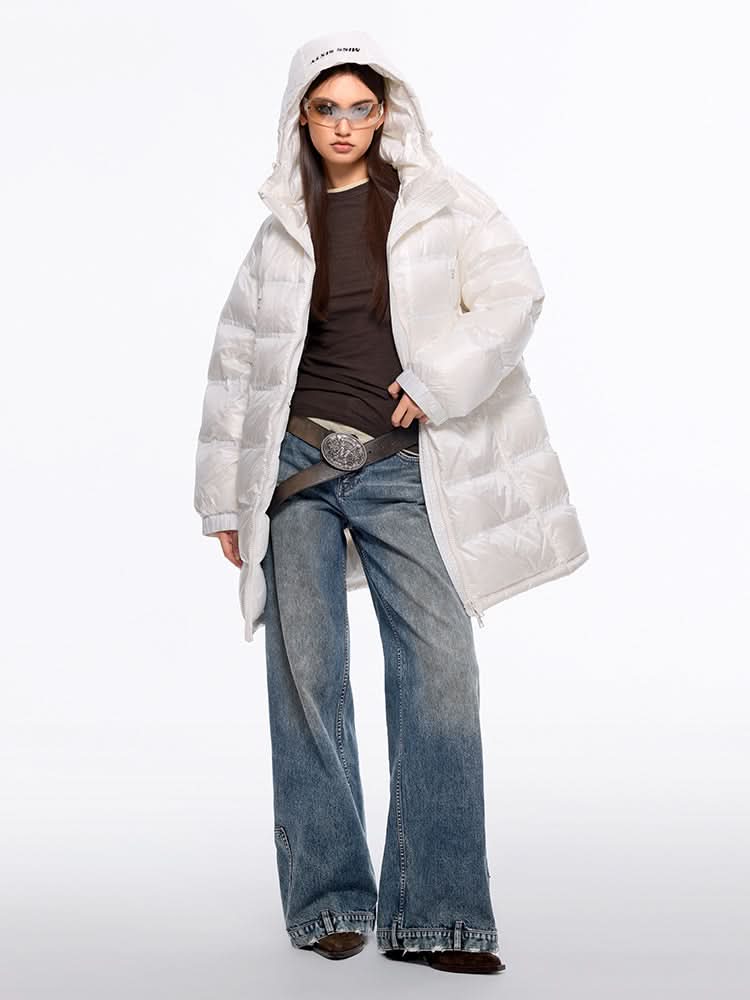 chaqueta acolchada con capucha