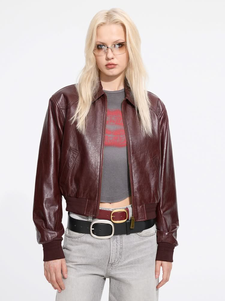 chaqueta de cuero
