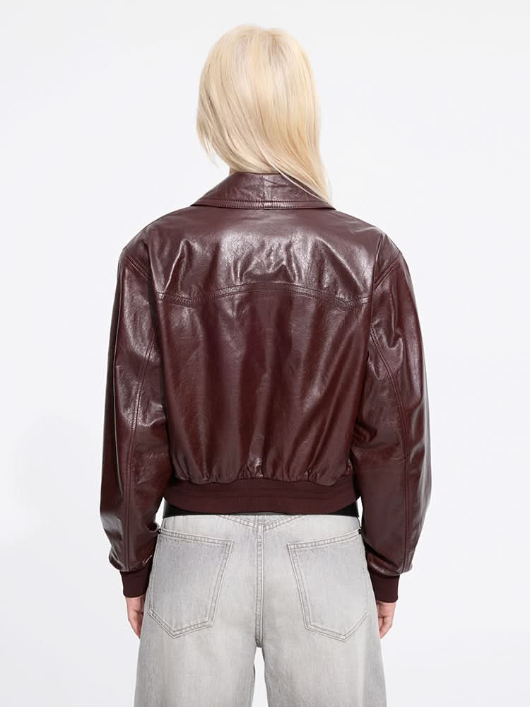 chaqueta de cuero