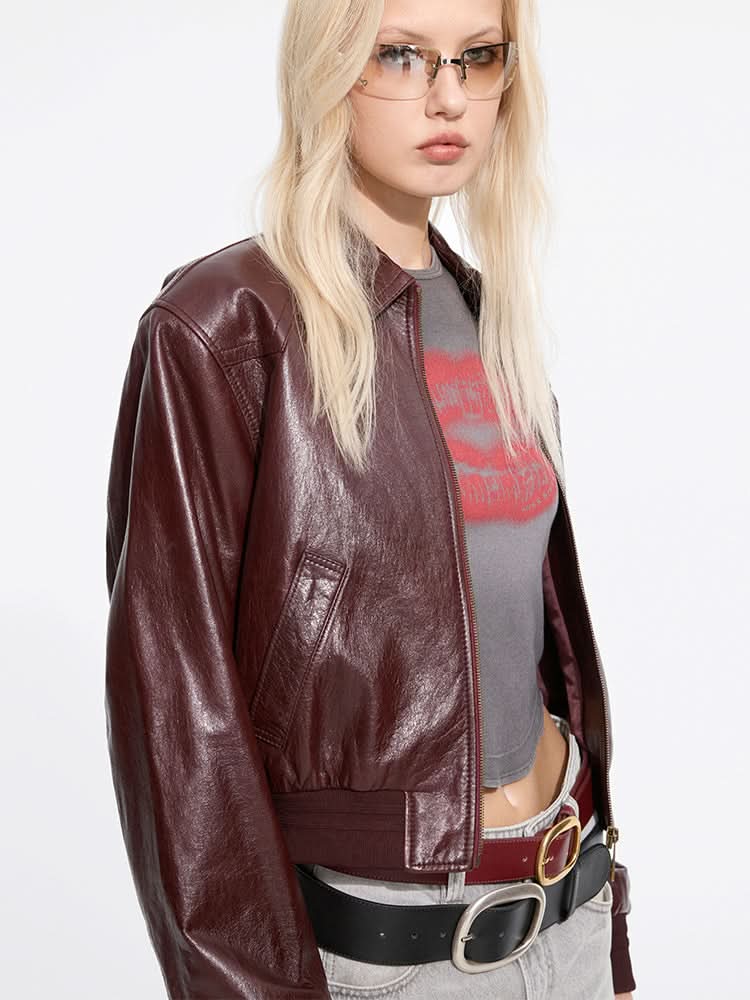 chaqueta de cuero