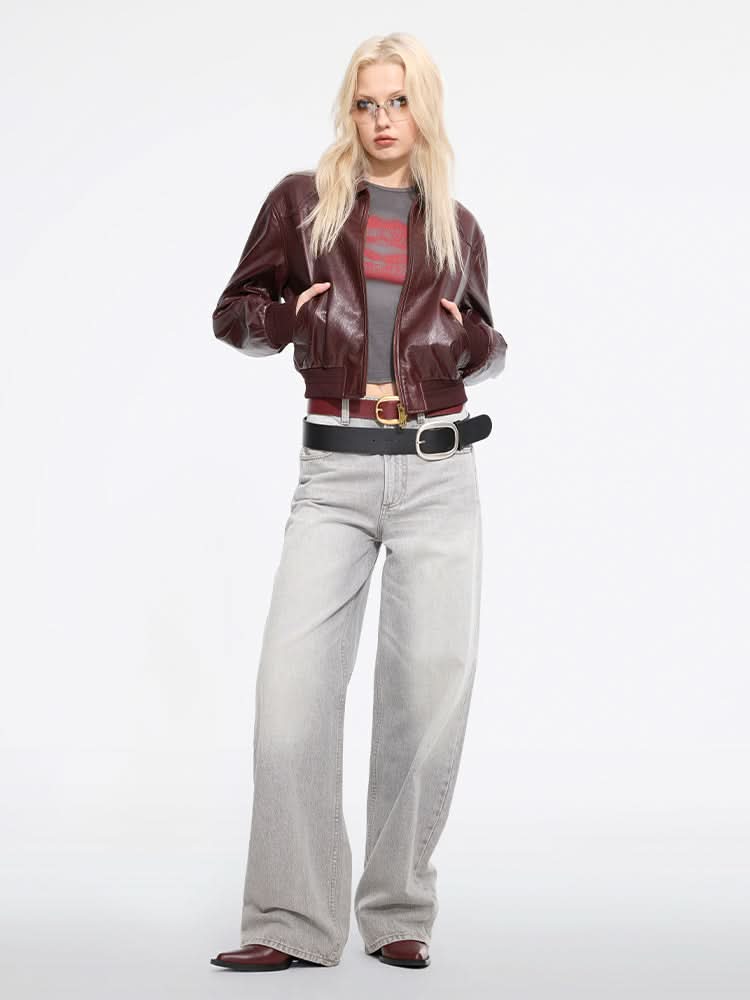 chaqueta de cuero