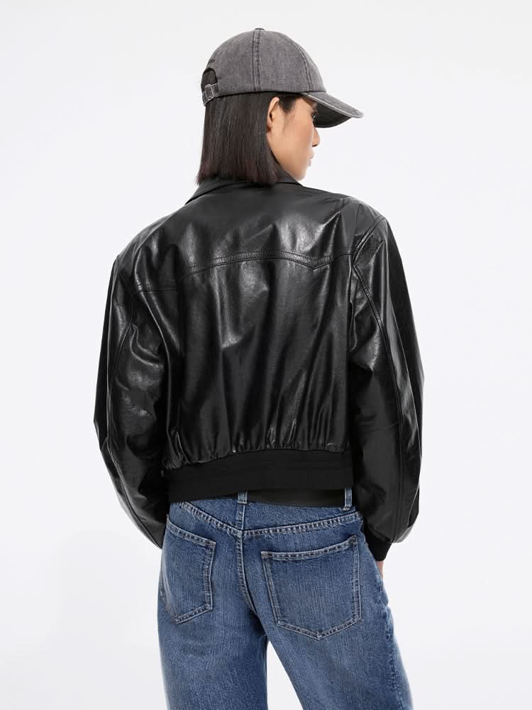 chaqueta de cuero