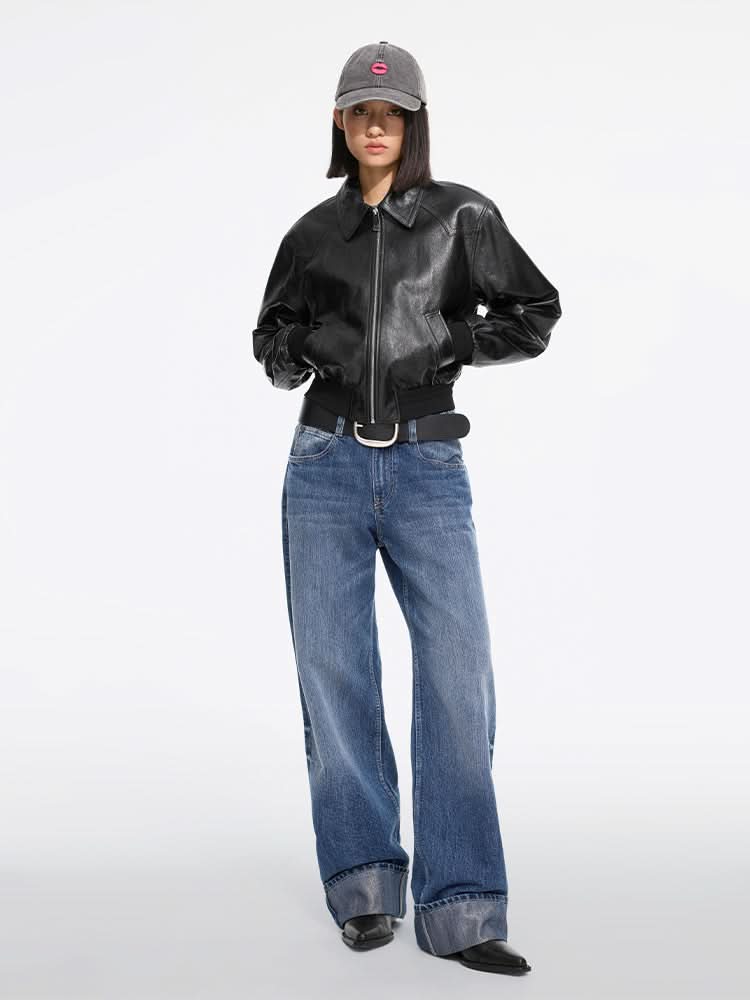 chaqueta de cuero