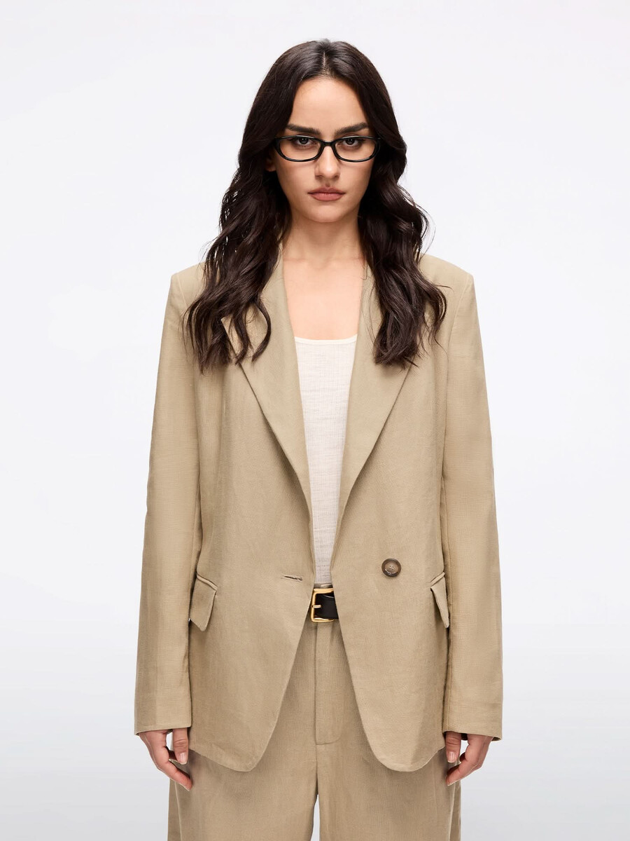 blazer de lino