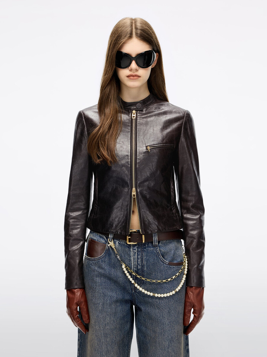 chaqueta de piel de oveja