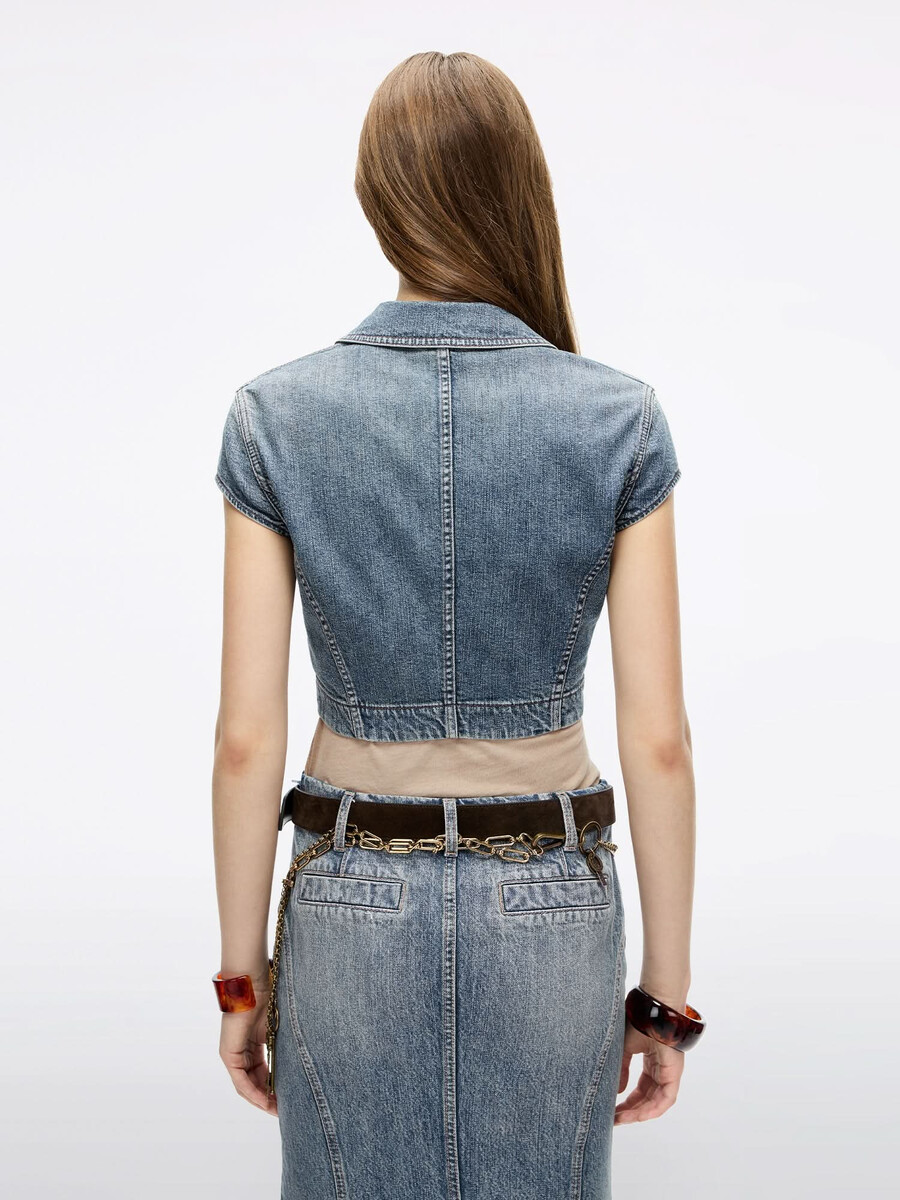 chaqueta vaquera corta