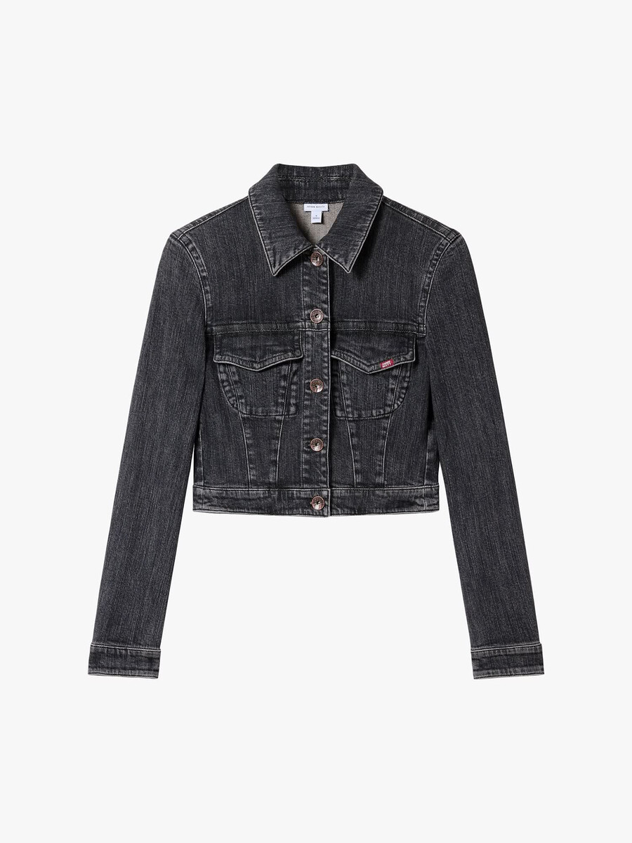 chaqueta vaquera corta