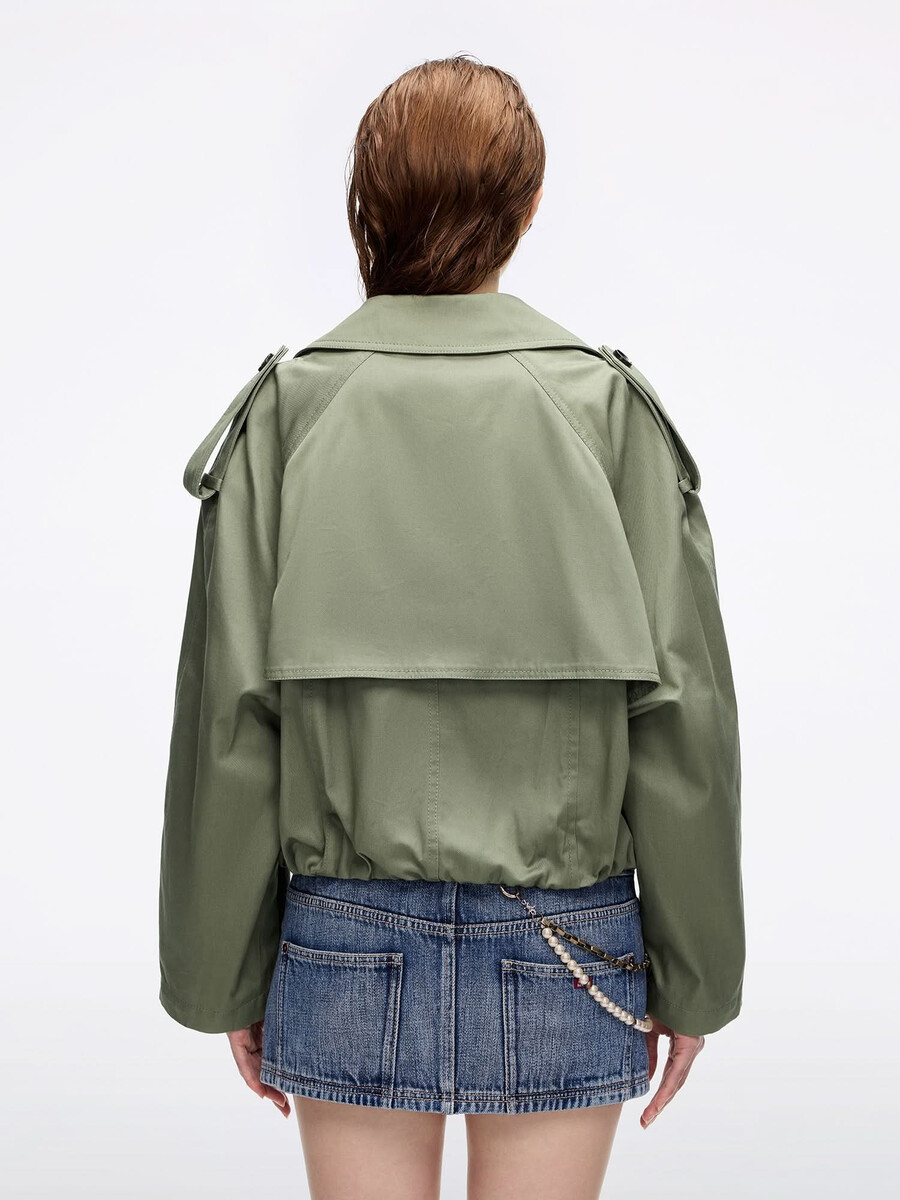 gabardina holgada