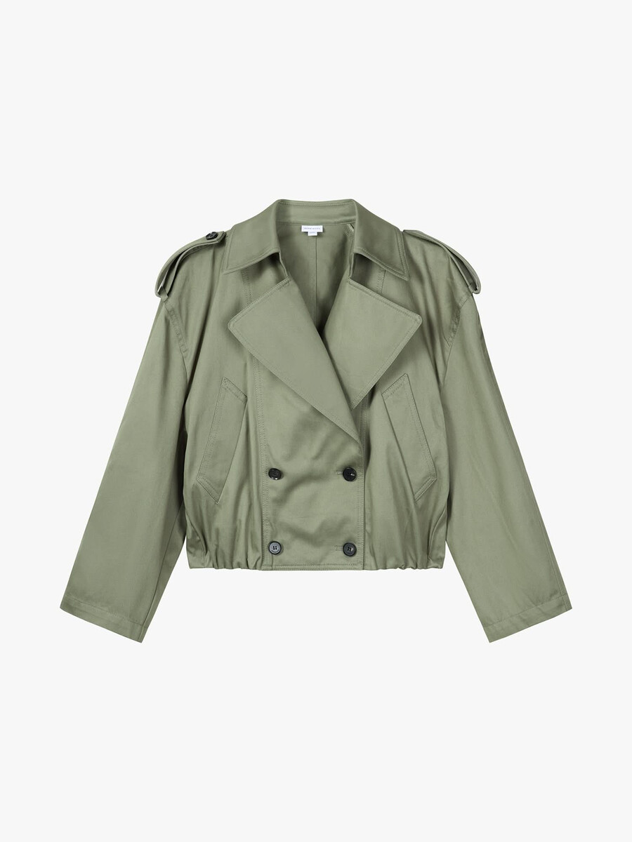 gabardina holgada