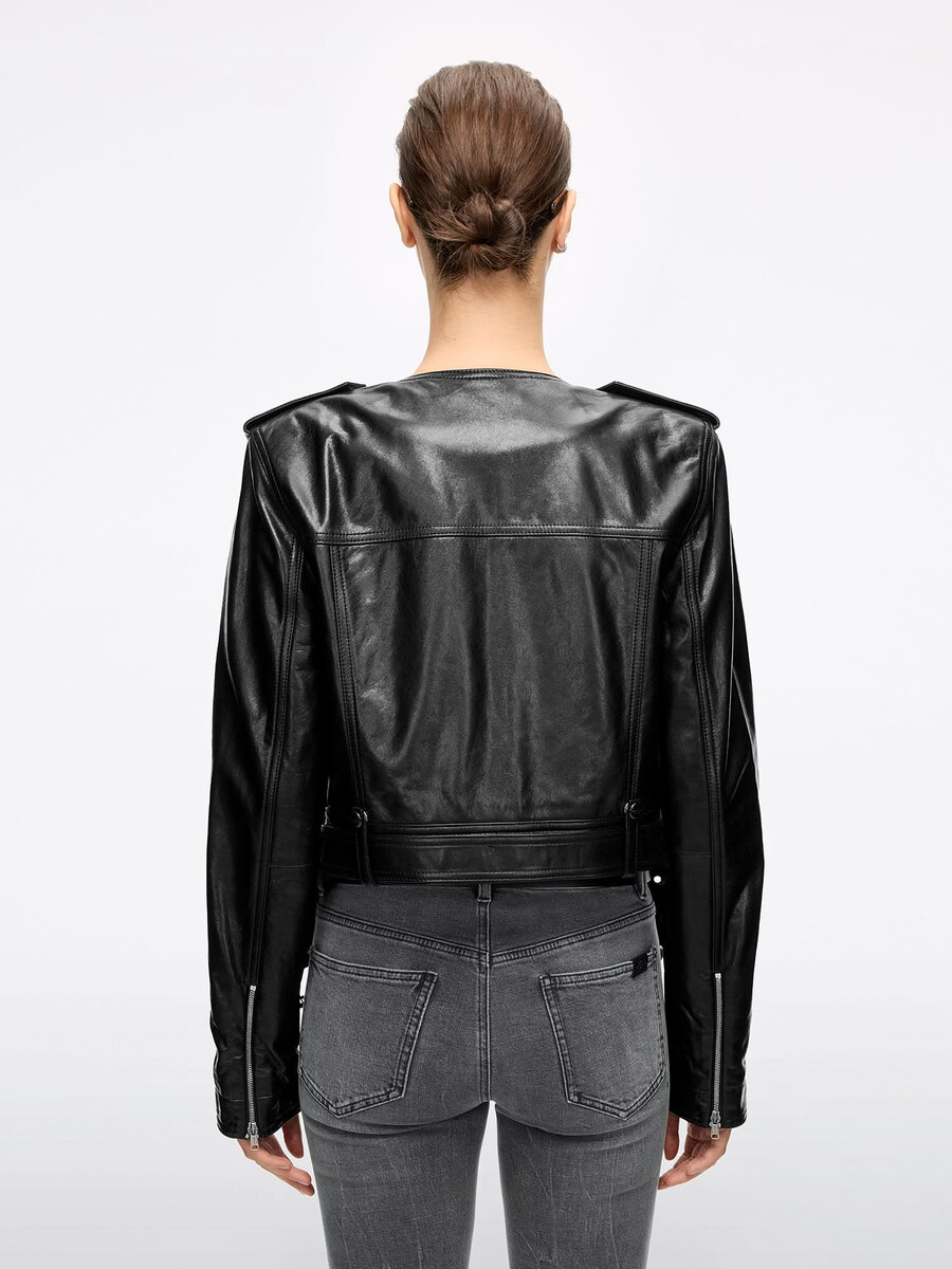 chaqueta de cuero