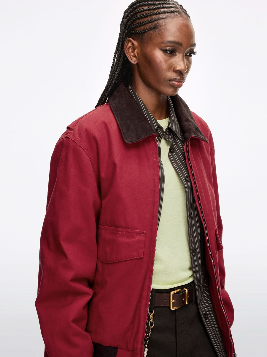 chaqueta vaquera acolchada