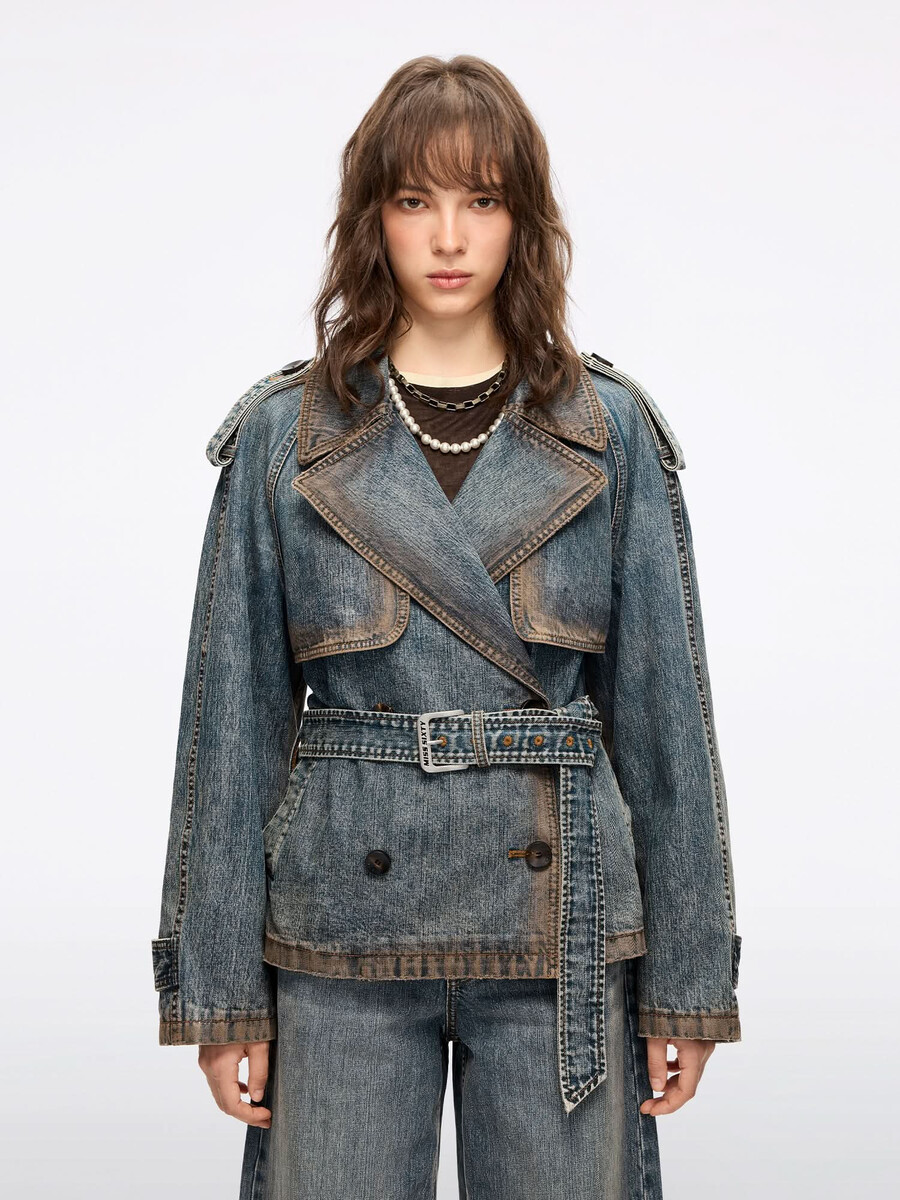 chaqueta vaquera tipo capa