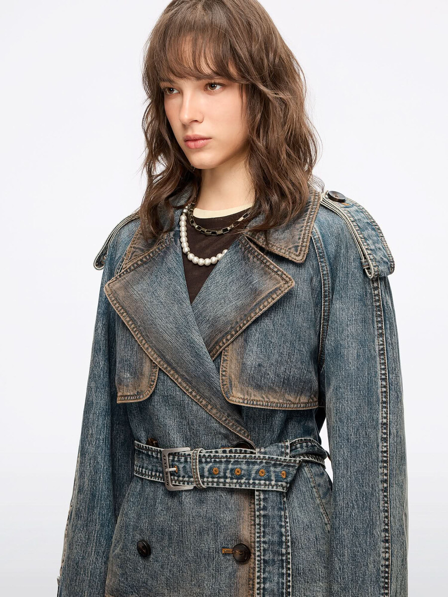 chaqueta vaquera tipo capa