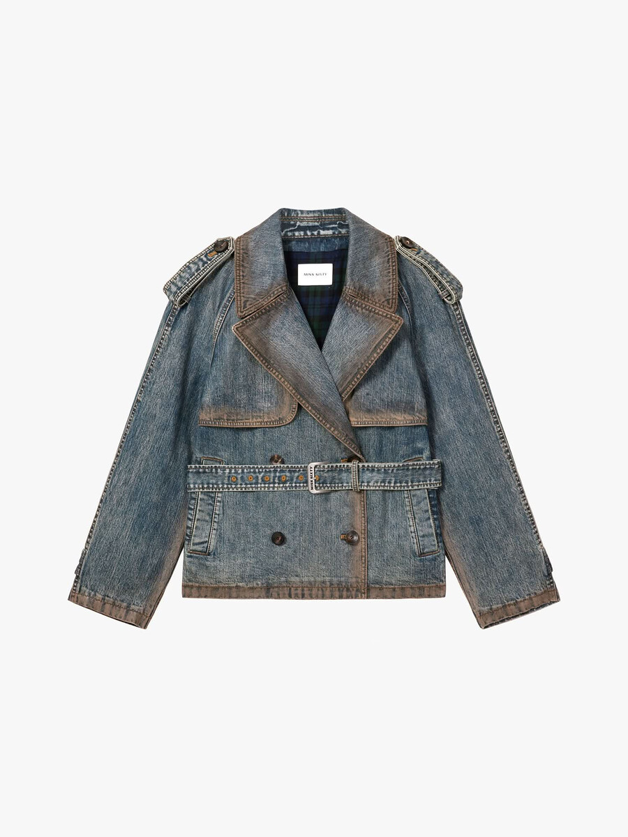 chaqueta vaquera tipo capa