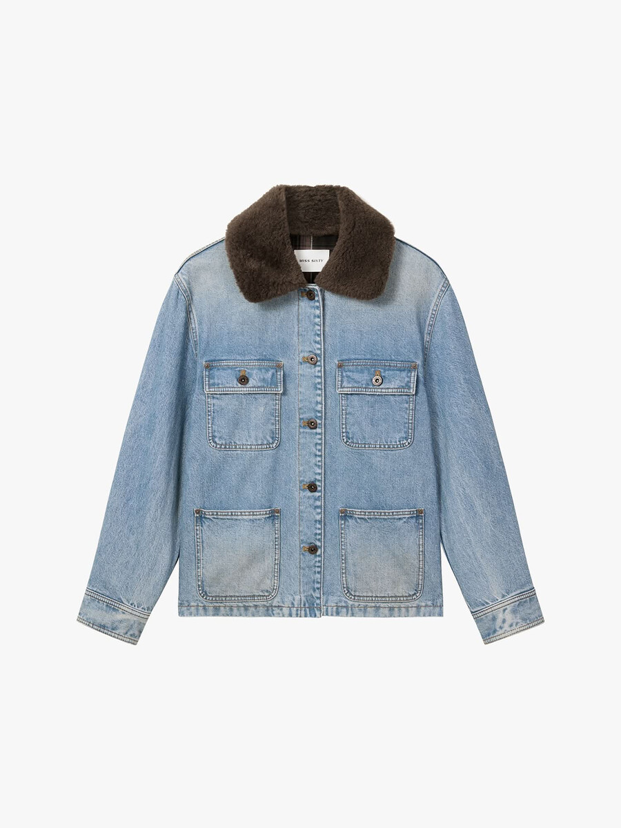 chaqueta vaquera estilo utilitario