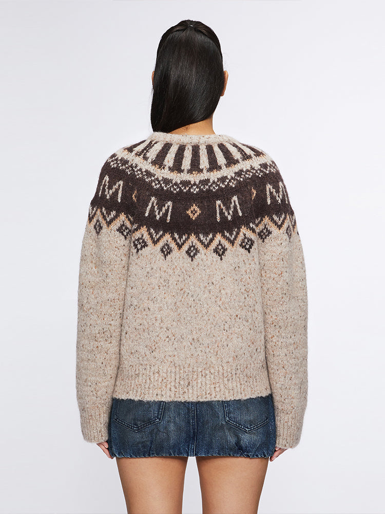 cárdigan de jacquard