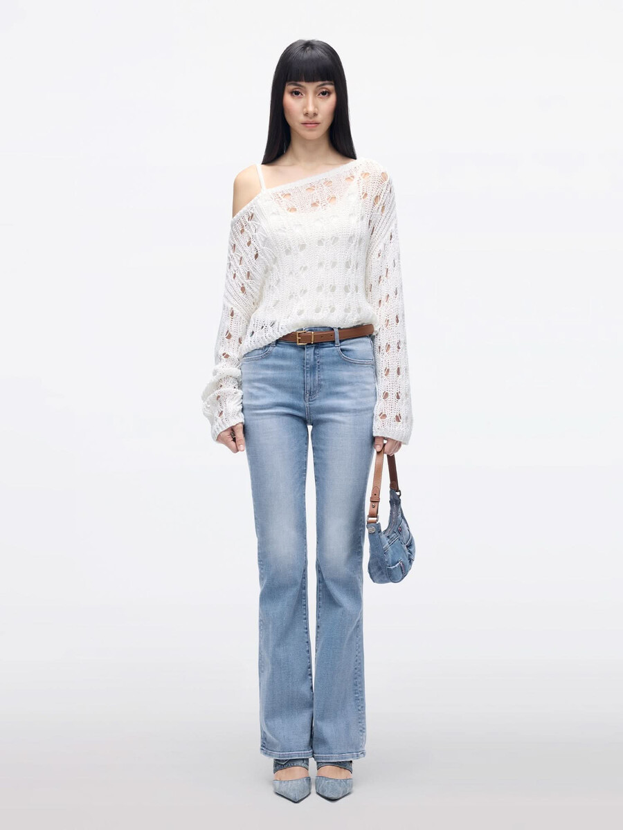 top de punto a crochet