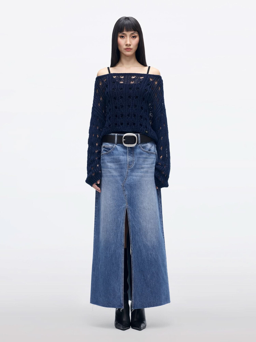 top de punto a crochet