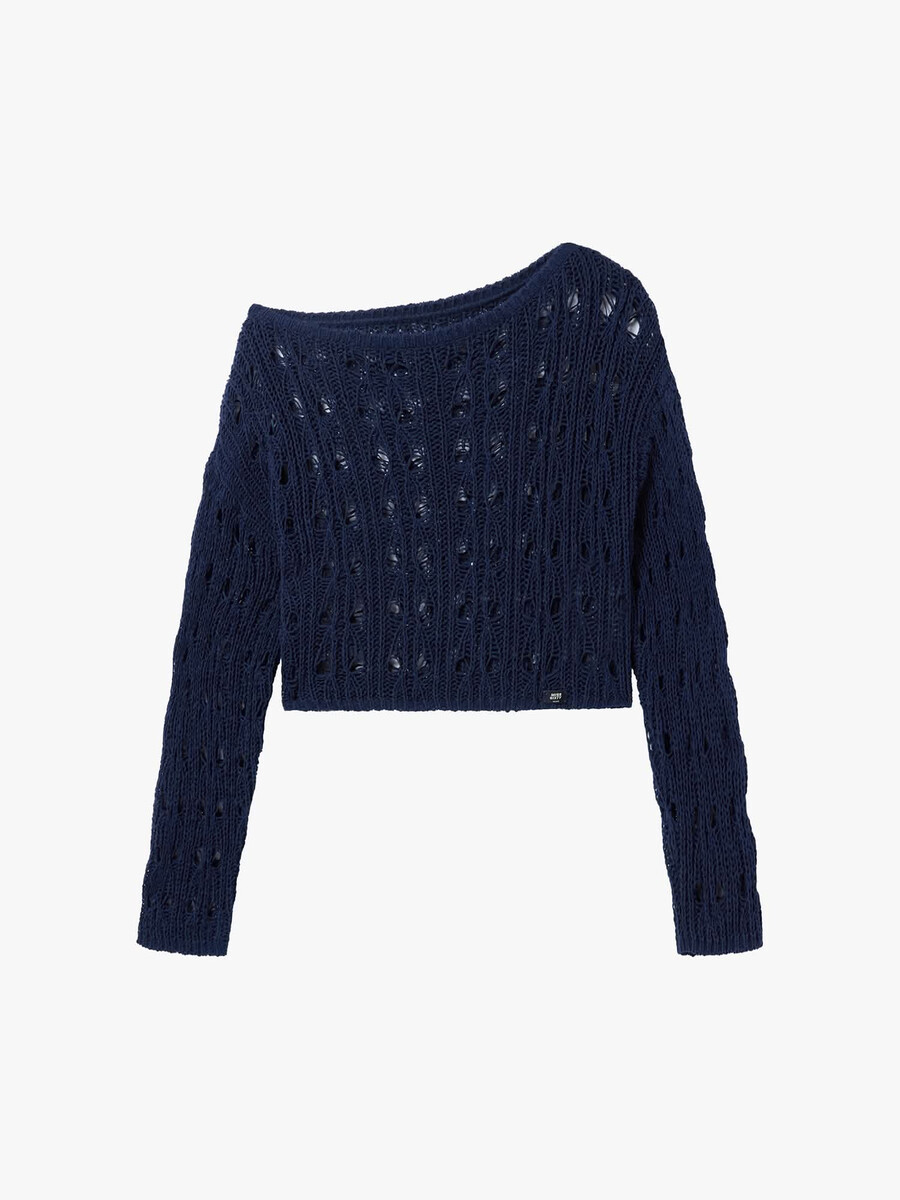 top de punto a crochet