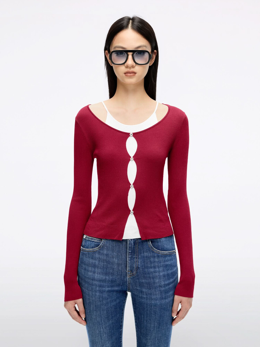 top de punto con efecto capas