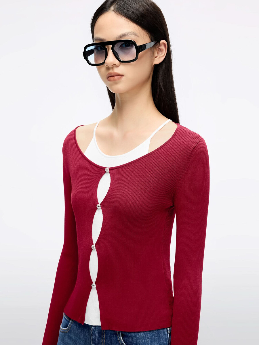 top de punto con efecto capas