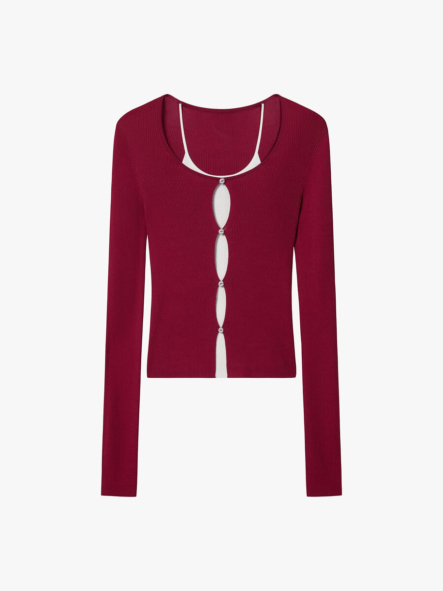 top de punto con efecto capas