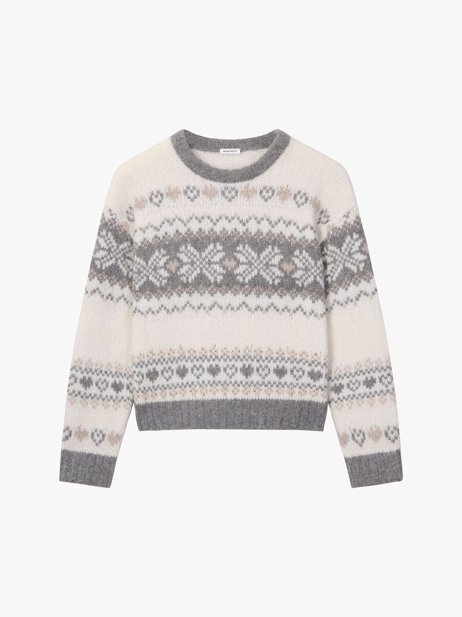 suéter de mezcla de alpaca