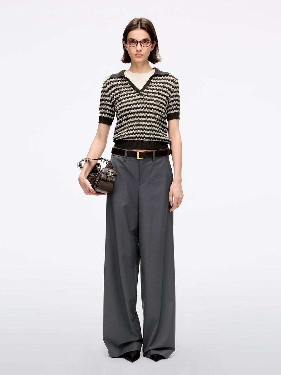 pantalones de sastre con cinturón