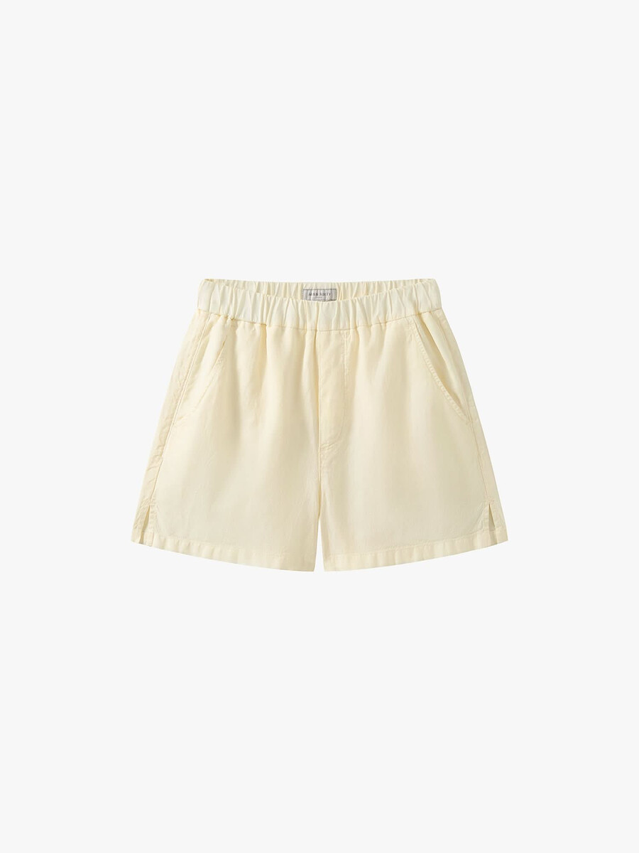 pantalones cortos vaqueros de pierna recta